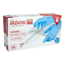 Luva Descartável NitrÃlica Azul Tam G Com100 Unid Sem Pó Foto mini 1