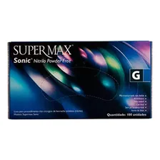 Luva Descartável Supermax Sonic C/100 XG Foto mini 3