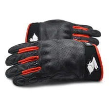 Luva Em Couro Motociclista Com Proteção Ace Racing Rabbit Tamanho M Foto mini  3