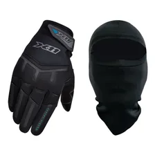 Luva Feminina Motociclista X11 Fit X Touch Moto + Touca Tamanho G Foto mini 1