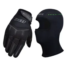 Luva Frio Moto Motoqueiro X11 Fit X Neoprene Frio + Touca Tamanho P Foto mini 1