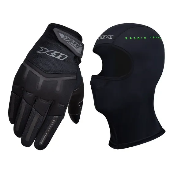 Luva Frio Moto Motoqueiro X11 Fit X Neoprene Frio + Touca Tamanho P Foto 1