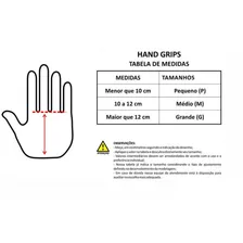 Luva Hand Grip Couro Para Pull Up Musculação Yangfit Tamanho G - Par Foto mini  3