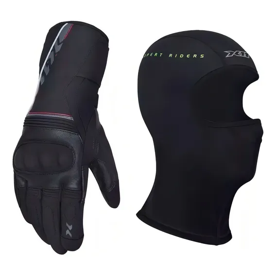 Luva Impermeavel X11 Dry Supertech + Balaclava X11 Militar Tamanho G Foto 1