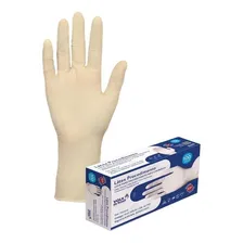 Luva Látex Procedimento C/ Pó Medica Volk Ca Anvisa Cx C/400 Cor Branco Tamanho G Foto  mini 1