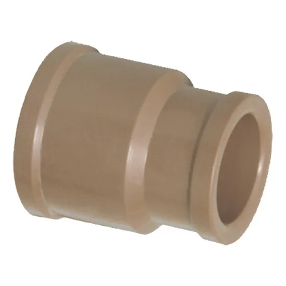 Luva Marrom Krona Liso Liso Reducao 32mm X25mm Kit Com 10un Foto 1