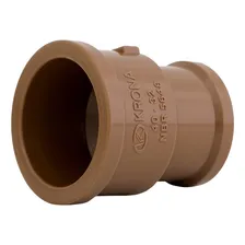 Luva Marrom Krona Liso Liso Reducao 32mm X25mm Kit Com 10un Foto mini 4