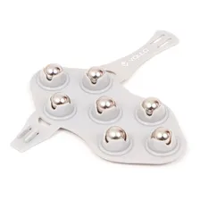 Luva Massageador Manual Com Esferas Liberação Vollo Cor Branco Foto  mini 1
