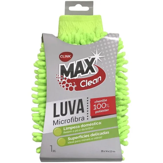 Luva Microfibra Multiuso Lava Carro Limpeza Doméstica Foto 1