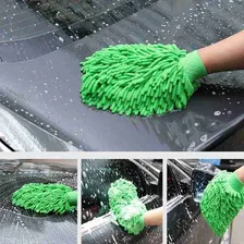 Luva Microfibra Nao Risca Lavagem Automotiva Limpa Multiuso Foto mini  2