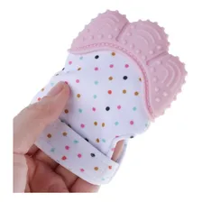 Luva Mordedor BebĂȘ Luvinha Silicone - 1 Und Cor Rosa Foto mini 4