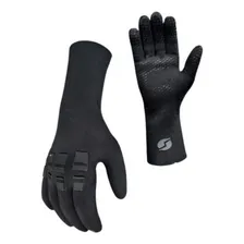 Luva Moto Motoqueiro Trilha Impermeavel Shiver Aqua Preto Tamanho G Foto  mini 1