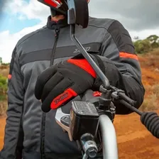 Luva Motoboy X11 Nitro Win Moto Touchscreen Motoqueiro Kart Cor Vermelho Tamanho G Foto mini 4