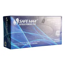 Luva Nitrilo Safe Max Azul G C/100 Supermax Foto mini  3