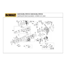 Luva Para Martelete Dewalt D2133 E D25134 - N417853 Foto mini 1