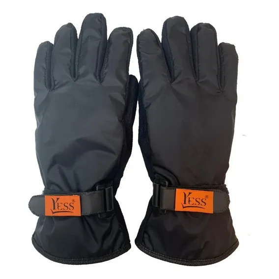 Luva Para Motoqueiro 100% ImpermeƔvel - Frio Moto Motoqueiro Cor Preta Tamanho Eg Foto 1