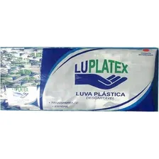 Luva Plástica Descartável Estéril Com 100un. Luplatex Foto mini  2