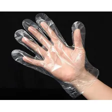 Luva Plástica Descartável Transparente Manicure 100 Unidades Foto mini 2