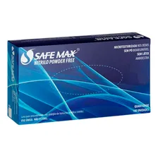 Luva Procedimento Nitrilo Azul Safe Max Sp贸 Tam P Supermax Foto mini 1