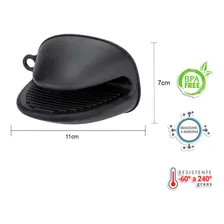 Luva Silicone 14cm Preta Weck Foto mini 3