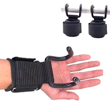 Luva Strap Com Gancho Garra Aço Musculação Treino Academia Par Yangfit Foto mini 2