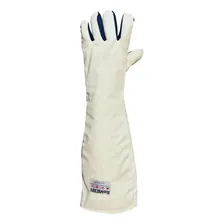 Luva Térmica Para Cozinha Industrial Com Palma De Aramida 60 Cm Para Alta Temperatura Anti Chama Forno Com Ca Rio Valey Cor Azul Foto mini 2