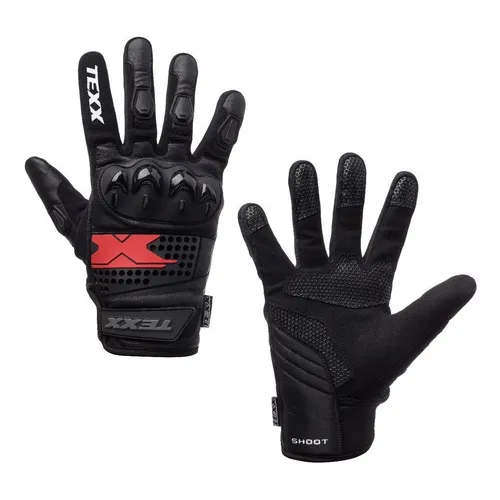 Luva Texx Old Shoot Couro Motoqueiro Motociclista Masculino Tamanho 5XL Foto 1