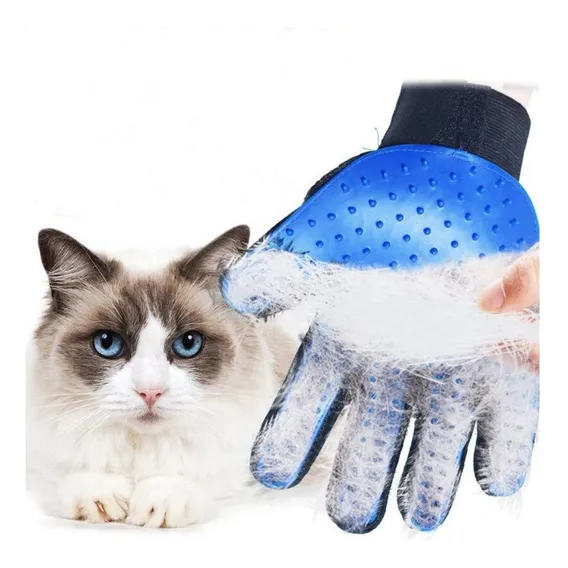 Luva Tira Pelos Escova Magnetica Pets Caes E Gatos Foto 1