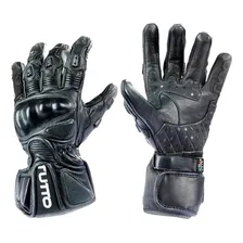 Luva Tutto Couro Star Touch Preto Custom @# Tamanho M Foto mini 1