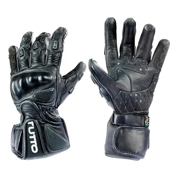 Luva Tutto Couro Star Touch Preto Custom @# Tamanho M Foto 1