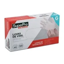 Luva Vinil Com P贸 Descartavel Tam P - Bettani Foto mini 1