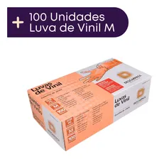 Luva Vinil Sem Amido Transparente Tam M - Descarpack Foto mini 4