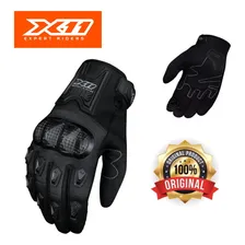 Luva X11 Blackout Moto Motoqueiro Motociclista Motoboy Cor Preto Feminina Tamanho G Foto  mini 1