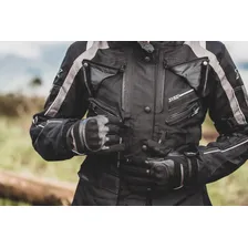 Luva X11 Dry Supertech Impermeável Com Limpador De Viseira Preto Tamanho M Foto mini 4