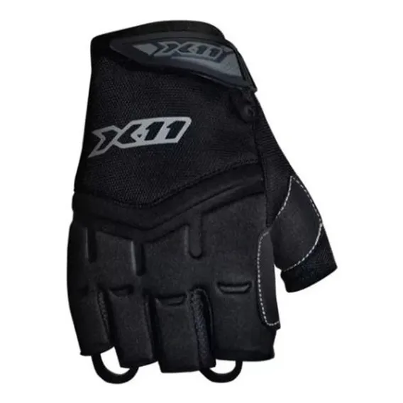 Luva X11 Fit X 1/2 Meio Dedo Verão Motoqueiro Motoboy Bike Tamanho G Foto 1