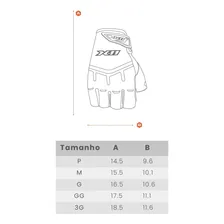 Luva X11 Fit X Meio Dedo Masculina Tamanho 3g Foto mini 3