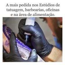 Luvas Nitrilicas Talge cor preto tamanho M com 100 unidades Foto mini 4