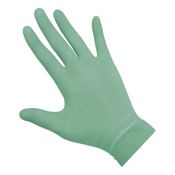 Luvas UniGloves Lano E Látex Verdes Tamanho XS Antiderrapantes Caixa 100 Unidades Foto 1