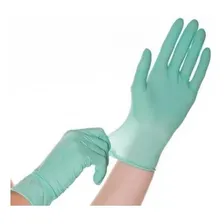 Luvas UniGloves Lano E Látex Verdes Tamanho XS Antiderrapantes Caixa 100 Unidades Foto mini 3