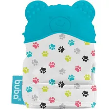 Luvinha E Mordedor Azul De Silicone Urso Para BebĂȘ Buba Baby Foto mini 1