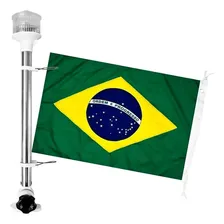 Luz Alcançado Ancoragem Led Branco Com Bandeira Foto mini 1