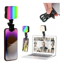 Luz Auxiliar Led Iluminador Para Celular Notebook Computador Foto mini 1