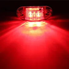 Luz Cortesia Prova D'água Led 12v 24v Barco Lancha Caminhão Luz Vermelho Foto mini 3
