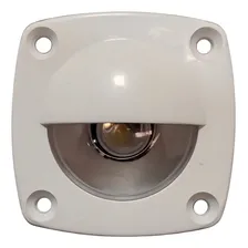 Luz De Cortesia Em Abs Branca 2 Leds 12v Barco Lancha Pesca Cor Da Luz Branco-frio Foto mini 1
