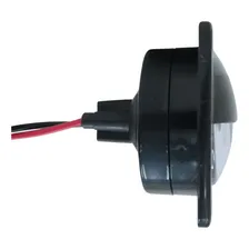 Luz De Cortesia Em Abs Branca 2 Leds 12v Barco Lancha Pesca Luz Preto-frio Foto mini 3