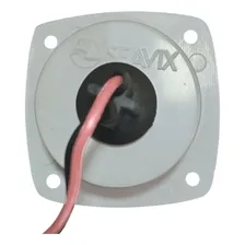 Luz De Embutir Cortesia Branca Com Led Vermelho 12/24v Trailers Barcos Iates Automóveis Veleiros Motorhome Luz De Cortesia Seavix Iluminação Discreta Elegante E Moderna Embarcações Seguras Foto mini  3