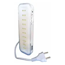 Luz De Emergência Led - Bivolt - Dni 6936 Cor Branco 127V/220V Foto  mini 1