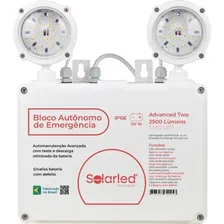 Luz De EmergĂȘncia SolarLed Advanced 2500 Auto Manutenção Avançada Cor Branco 110V/220V Foto mini 1