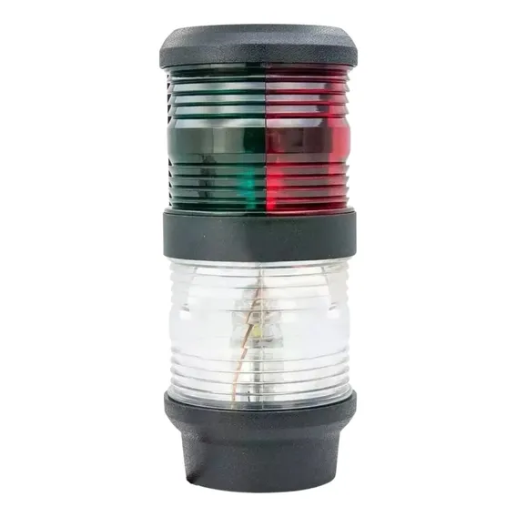 Luz De Navegação 12v Led Tricolor Branca 360 E Bicolor 225 Foto 1