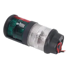 Luz De Navegação 12v Led Tricolor Branca 360 E Bicolor 225 Foto mini 3
